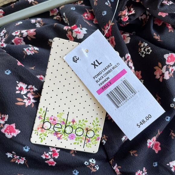 Bebop Floral Blouson Sleeve Dress - Picture 6 of 7